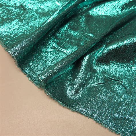 green metallic fabric|metallic fabric types.